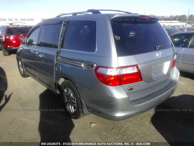 5FNRL38617B020956 - 2007 HONDA ODYSSEY EXL SILVER photo 6