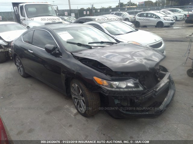 1HGCT2B85DA011354 - 2013 HONDA ACCORD BLACK photo 1