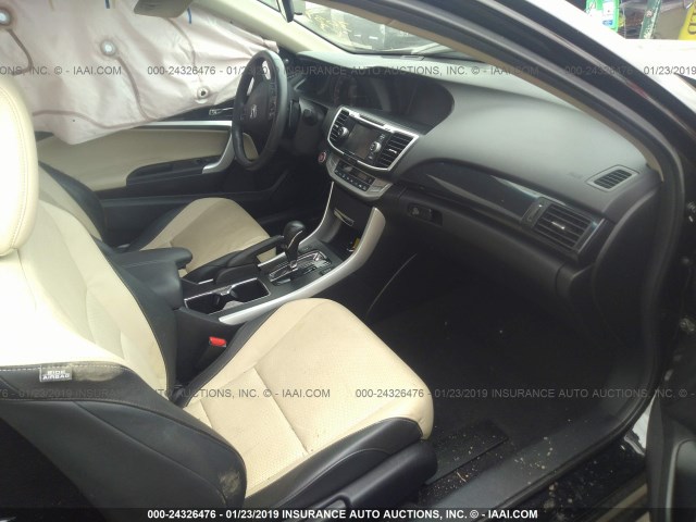 1HGCT2B85DA011354 - 2013 HONDA ACCORD BLACK photo 5