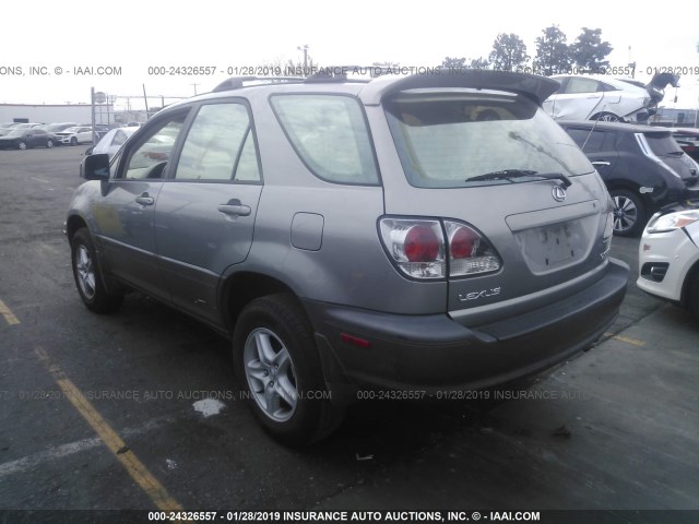 JTJHF10U410169849 - 2001 LEXUS RX 300 GRAY photo 3