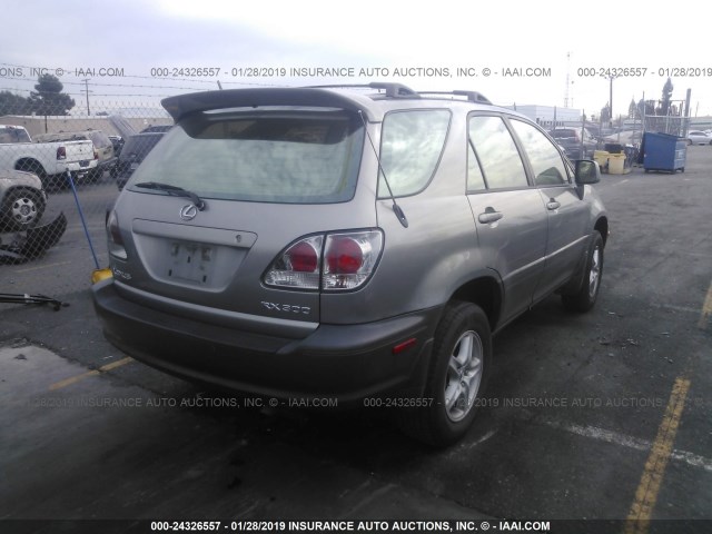 JTJHF10U410169849 - 2001 LEXUS RX 300 GRAY photo 4