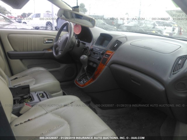 JTJHF10U410169849 - 2001 LEXUS RX 300 GRAY photo 5