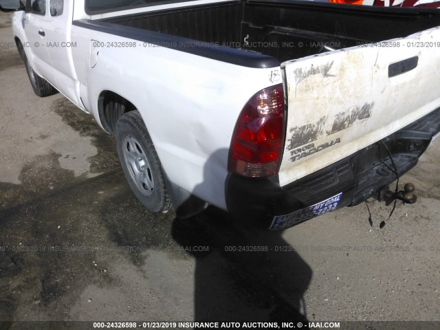 5TFTX4CNXFX061010 - 2015 TOYOTA TACOMA ACCESS CAB თეთრი ფოტო 6
