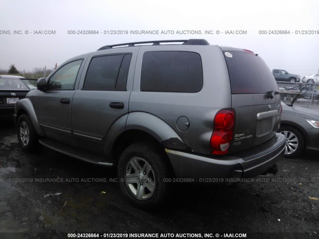 1D4HB58D55F591757 - 2005 DODGE DURANGO LIMITED GRAY photo 3