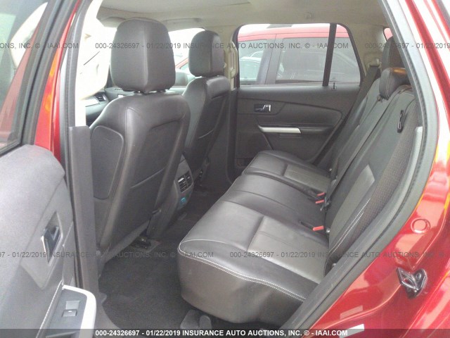 2FMDK3AK7DBE03227 - 2013 FORD EDGE Kırmızı fotoğraf 8
