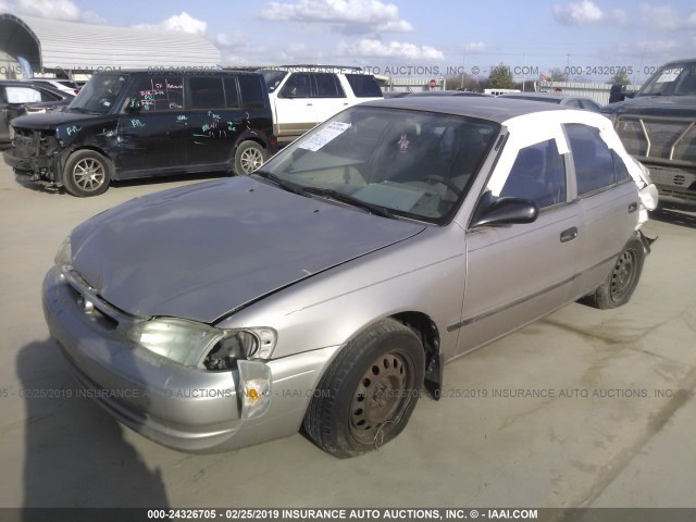 2T1BR12E7YC344519 - 2000 TOYOTA COROLLA VE/CE/LE Pewter photo 2