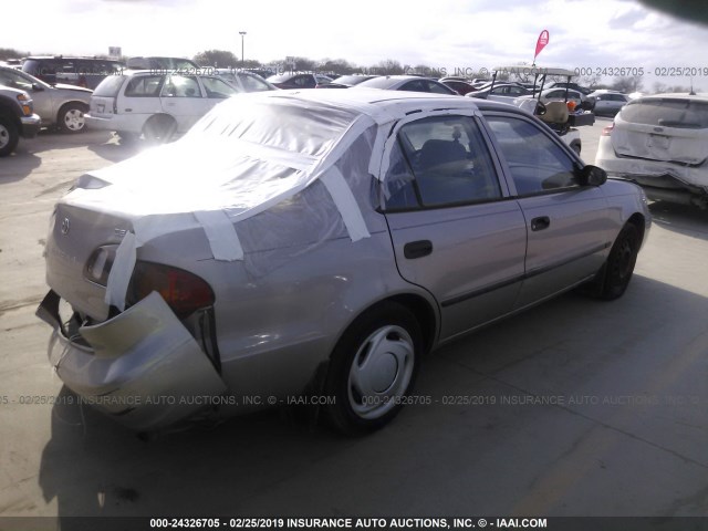 2T1BR12E7YC344519 - 2000 TOYOTA COROLLA VE/CE/LE Pewter photo 4