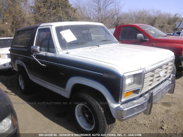 1FMEU15H8FLA20899 - 1985 FORD BRONCO U100 WHITE photo 1