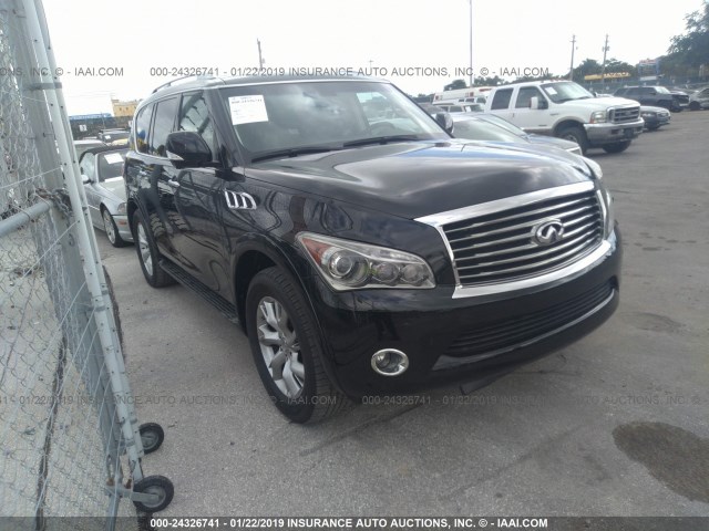 JN8AZ2NF8D9530600 - 2013 INFINITI QX56 BLACK photo 1