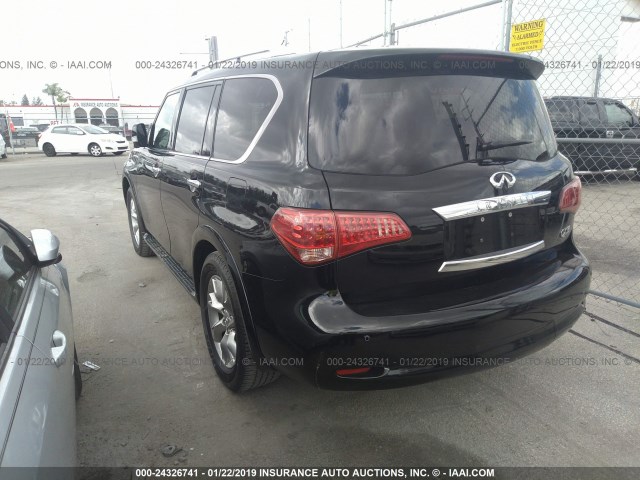 JN8AZ2NF8D9530600 - 2013 INFINITI QX56 BLACK photo 3