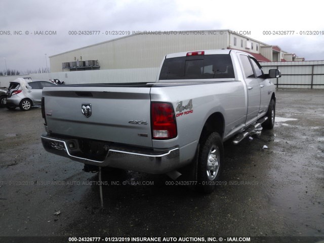 3C6UD5JL7CG223719 - 2012 DODGE RAM 2500 SLT SILVER photo 4