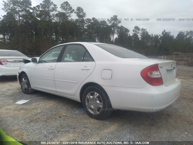 4T1BE32K74U298535 - 2004 TOYOTA CAMRY LE/XLE/SE WHITE photo 3