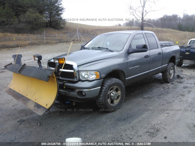 3D7KS28D75G732544 - 2005 DODGE RAM 2500 ST/SLT GRAY photo 2