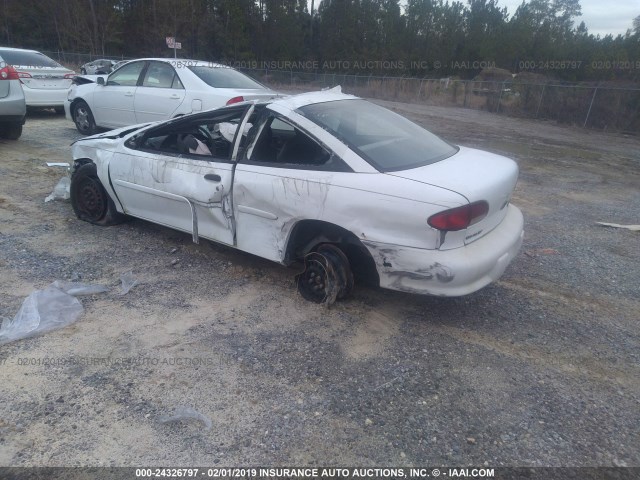 1G1JC1243W7211509 - 1998 CHEVROLET CAVALIER RS WHITE photo 3