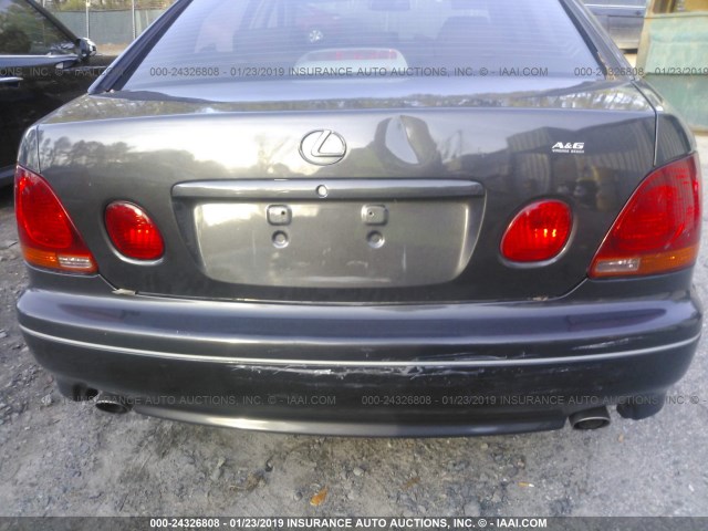 JT8BD69S320166003 - 2002 LEXUS GS 300 GRAY photo 6