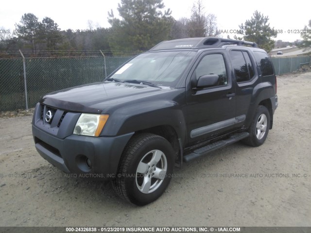 5N1AN08W26C556134 - 2006 NISSAN XTERRA OFF ROAD/S/SE ნაცრისფერი ფოტო 2
