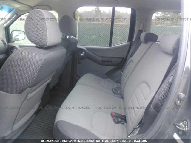 5N1AN08W26C556134 - 2006 NISSAN XTERRA OFF ROAD/S/SE ნაცრისფერი ფოტო 8