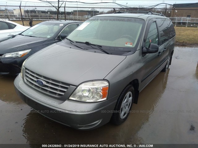 2FMZA51664BA54164 - 2004 FORD FREESTAR GRAY photo 2