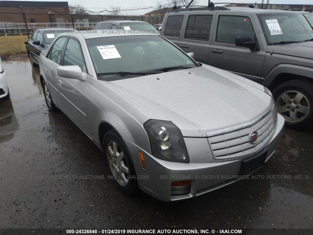 1G6DM57T260143241 - 2006 CADILLAC CTS SILVER photo 1