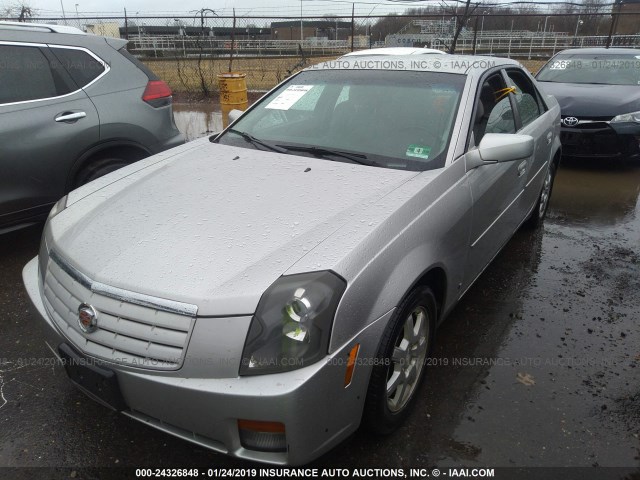 1G6DM57T260143241 - 2006 CADILLAC CTS SILVER photo 2