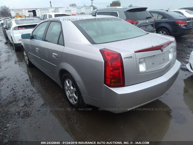 1G6DM57T260143241 - 2006 CADILLAC CTS SILVER photo 3
