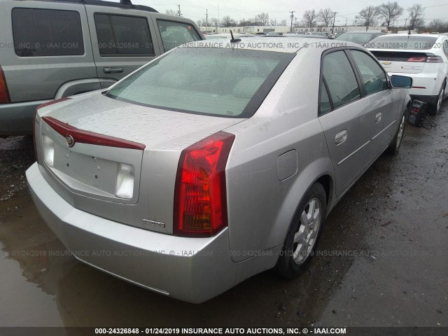 1G6DM57T260143241 - 2006 CADILLAC CTS SILVER photo 4