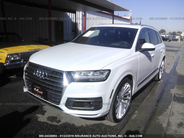 WA1VAAF7XJD022458 - 2018 AUDI Q7 PRESTIGE WHITE photo 2