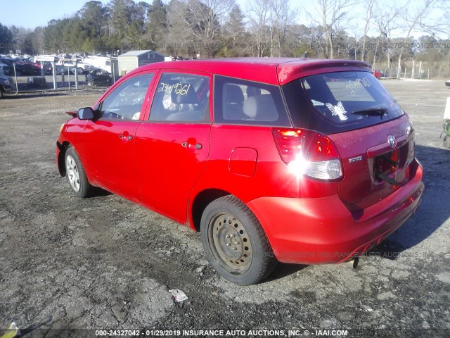 2T1KR32E33C019564 - 2003 TOYOTA COROLLA MATRIX XR RED photo 3