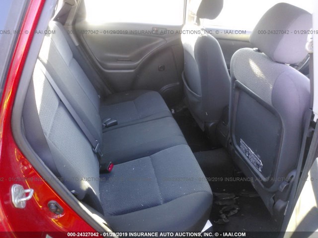 2T1KR32E33C019564 - 2003 TOYOTA COROLLA MATRIX XR RED photo 8