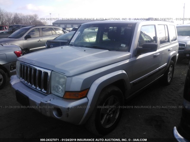 1J8HG48K07C547315 - 2007 JEEP COMMANDER Gümüş foto 2