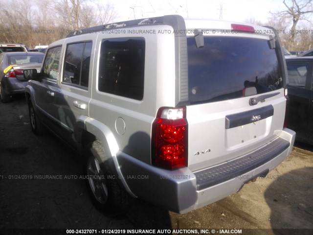 1J8HG48K07C547315 - 2007 JEEP COMMANDER Gümüş foto 3