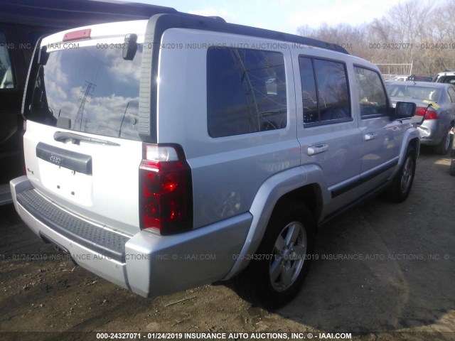 1J8HG48K07C547315 - 2007 JEEP COMMANDER Gümüş foto 4