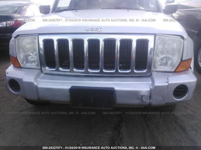 1J8HG48K07C547315 - 2007 JEEP COMMANDER Gümüş foto 6