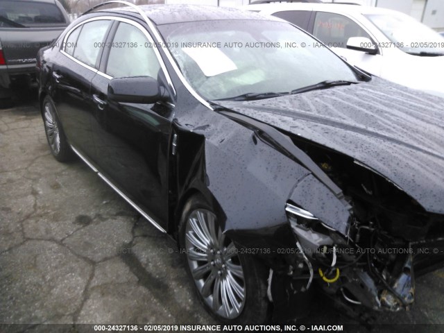 1LNHL9EK7DG617705 - 2013 LINCOLN MKS BLACK photo 1