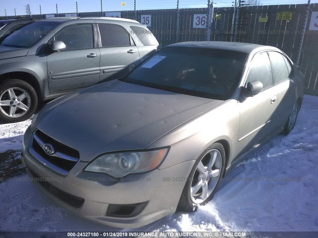 4S3BL616986225404 - 2008 SUBARU LEGACY 2.5I GOLD photo 2