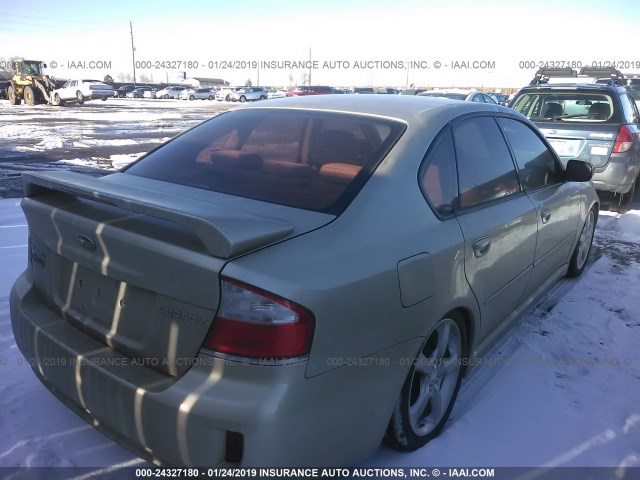 4S3BL616986225404 - 2008 SUBARU LEGACY 2.5I GOLD photo 4