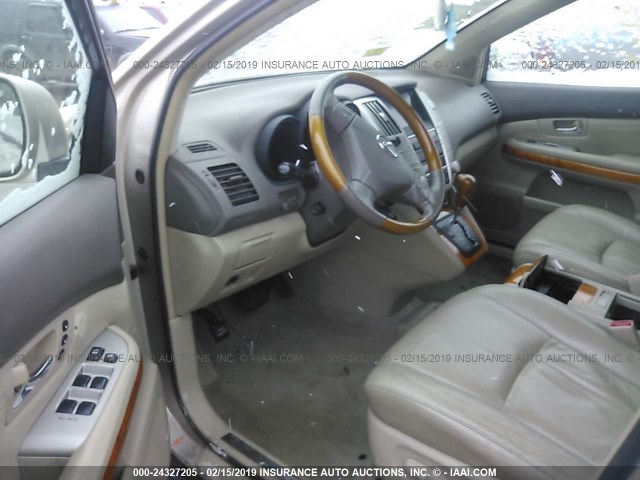 2T2HK31U07C040624 - 2007 LEXUS RX GOLD photo 7