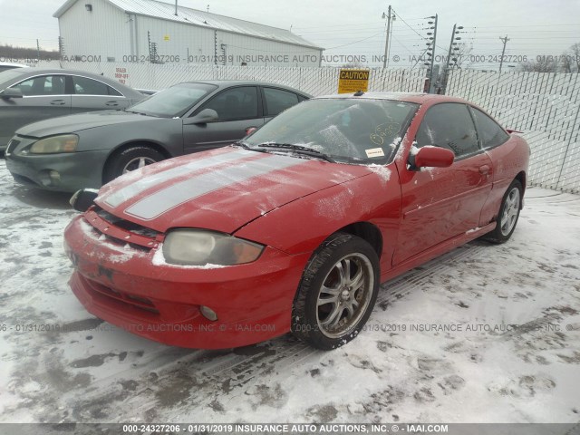 3G1JH12F34S163544 - 2004 CHEVROLET CAVALIER LS SPORT RED photo 2