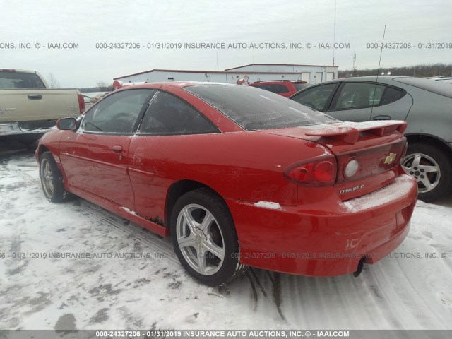 3G1JH12F34S163544 - 2004 CHEVROLET CAVALIER LS SPORT RED photo 3