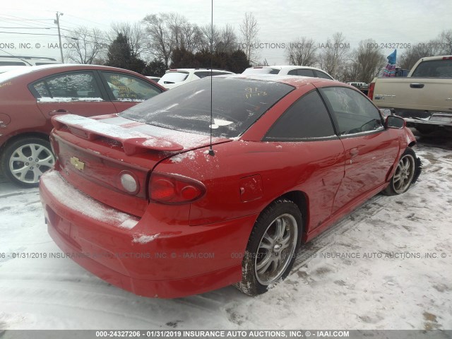 3G1JH12F34S163544 - 2004 CHEVROLET CAVALIER LS SPORT RED photo 4