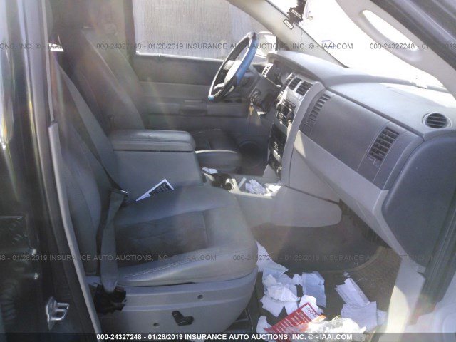 1D8HB58N87F551618 - 2007 DODGE DURANGO LIMITED GRAY photo 5