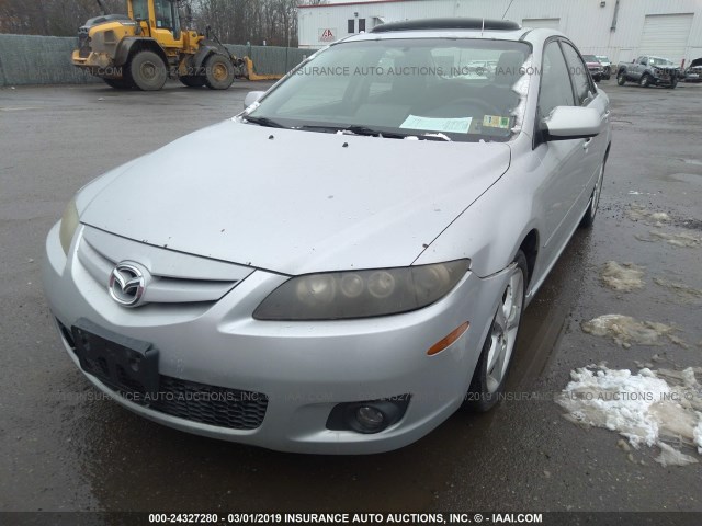 1YVHP80D565M40687 - 2006 MAZDA 6 S SILVER photo 6