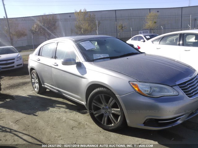 1C3CCBBBXDN525529 - 2013 CHRYSLER 200 TOURING SILVER photo 1