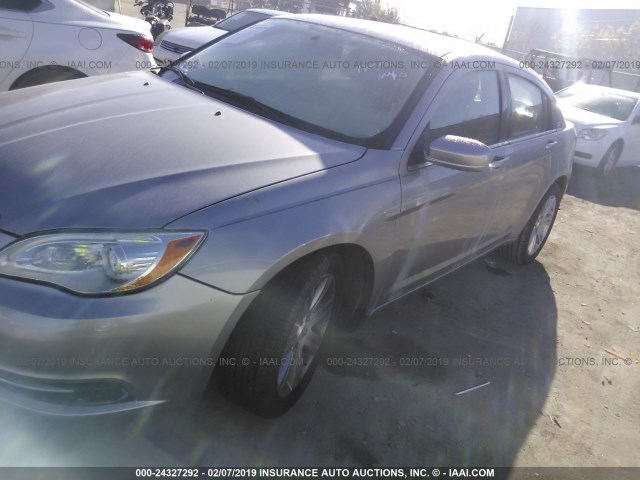 1C3CCBBBXDN525529 - 2013 CHRYSLER 200 TOURING SILVER photo 2