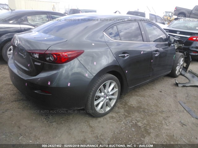 3MZBN1V75HM139858 - 2017 MAZDA 3 TOURING SILVER photo 4