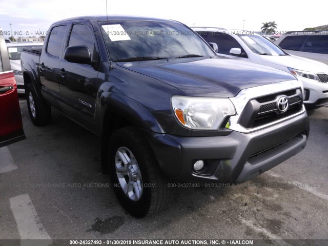 5TFJU4GN7DX044172 - 2013 TOYOTA TACOMA DOUBLE CAB PRERUNNER GRAY photo 1