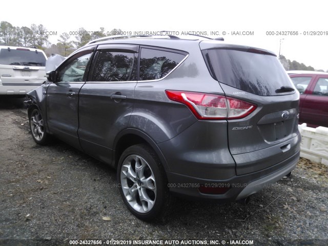 1FMCU9J9XDUC67840 - 2013 FORD ESCAPE TITANIUM BROWN photo 3