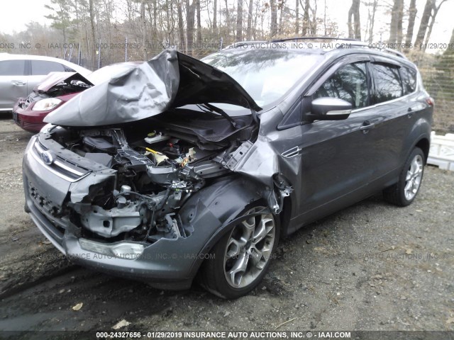 1FMCU9J9XDUC67840 - 2013 FORD ESCAPE TITANIUM BROWN photo 6