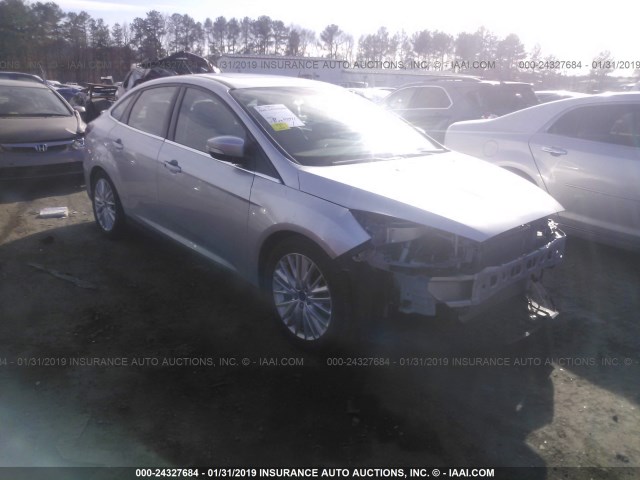 1FADP3J21FL298716 - 2015 FORD FOCUS TITANIUM SILVER photo 1