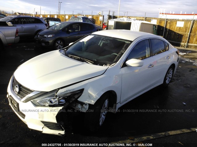 1N4AL3AP0GC288013 - 2016 NISSAN ALTIMA 2.5/S/SV/SL/SR WHITE photo 2